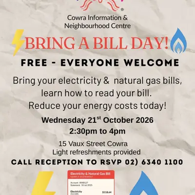Bring a Bill Day